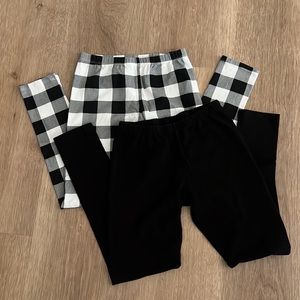 Girls Set of 2 Children’s Place Leggings Size XL